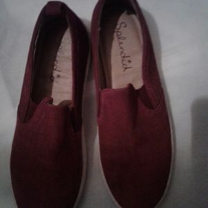 Splendid women casual shoes,sz 8 m, cranberry.